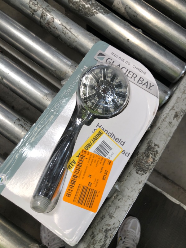 Photo 1 of 3-Spray Wall Mount Handheld Shower Head 1.8 GPM in Chrome
