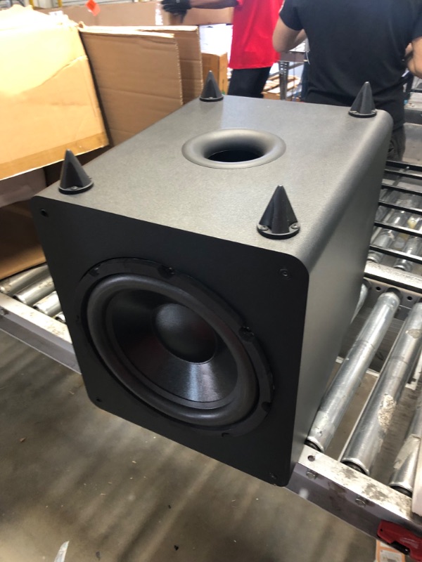 Photo 5 of Monoprice SW-12 400 Watt RMS 600 Watt Peak Powered Subwoofer - 12in, Ported Design, Variable Phase Control, Variable Low Pass Filter, for Home Theater