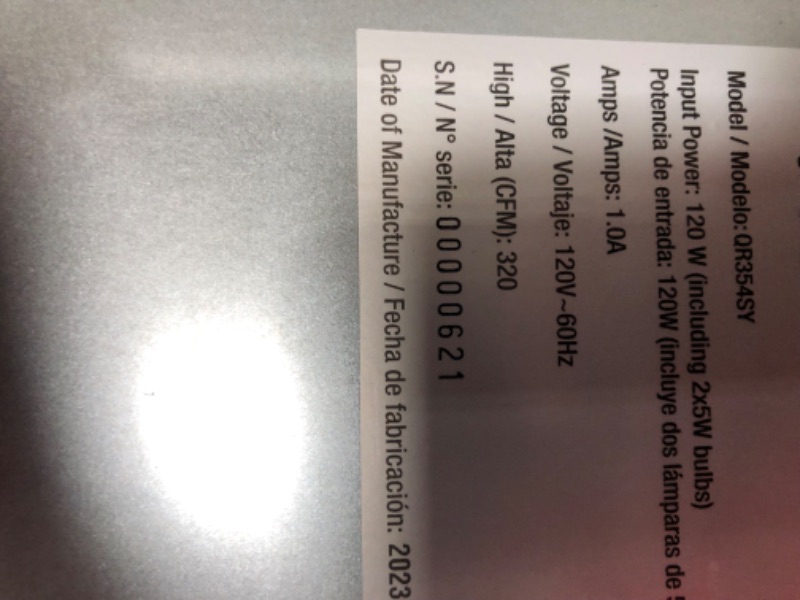 Photo 4 of ***DAMAGED - DENTED - UNABLE TO TEST - SEE PICTURES***
VissaniCaprelo 36 in. 320 CFM Convertible Under Cabinet Range Hood in Stainless Steel with LED Lighting and Charcoal Filter