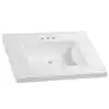 Photo 1 of 
Glacier Bay
31 in. W x 22 in. D Cultured Marble White Rectangular Single Sink Vanity Top in White