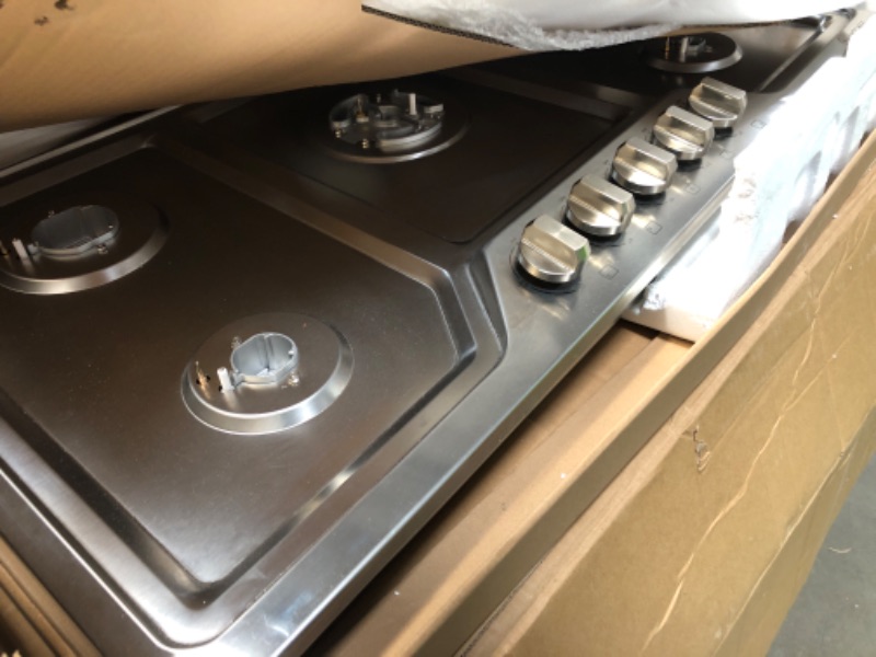 Photo 4 of ***SEE NOTES*** Empava 36" Recessed Gas Stove Cooktop with 5 Italy SABAF Sealed Burner NG/LPG Convertible in Stainless Steel GC23