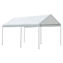 Photo 1 of *MISSING PARTS* ShelterLogic 19.5-ft x 10-ft Rectangle White Party Canopy
