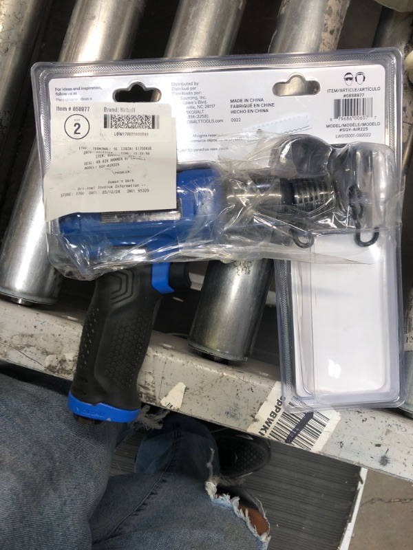 Photo 1 of Kobalt Air Hammer with Chisel