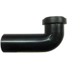 Photo 1 of 1-1/2 in. x 4-3/4 in. Black ABS Garbage Disposal Tailpiece