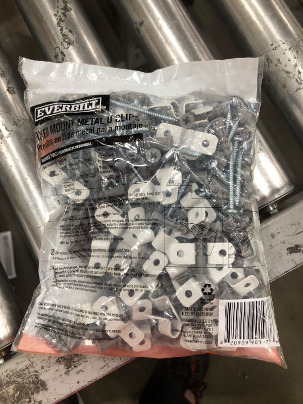 Photo 3 of Everbilt
Metal U clips - Contractor -Package of 48