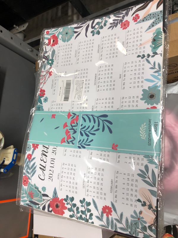 Photo 1 of GuassLee Desk Calendar 2024-2025 - 11” x 17” Paper Desk Pad Calendar Contains 18 Months from Jan. 2024 to Jun. 2025, with Colorful Flower Design, Tear-off Paper for Desk Office School Home Greenery Flower