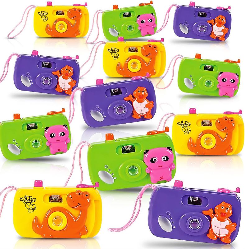 Photo 1 of ArtCreativity Kids’ Camera Toy Set - Pack of 12 - Children’s Pretend Play Prop with Images in Viewfinder - Birthday Party Favors, Goodie Bag Fillers, Holiday Gift Idea for Boys, Girls, Toddler Set of 12