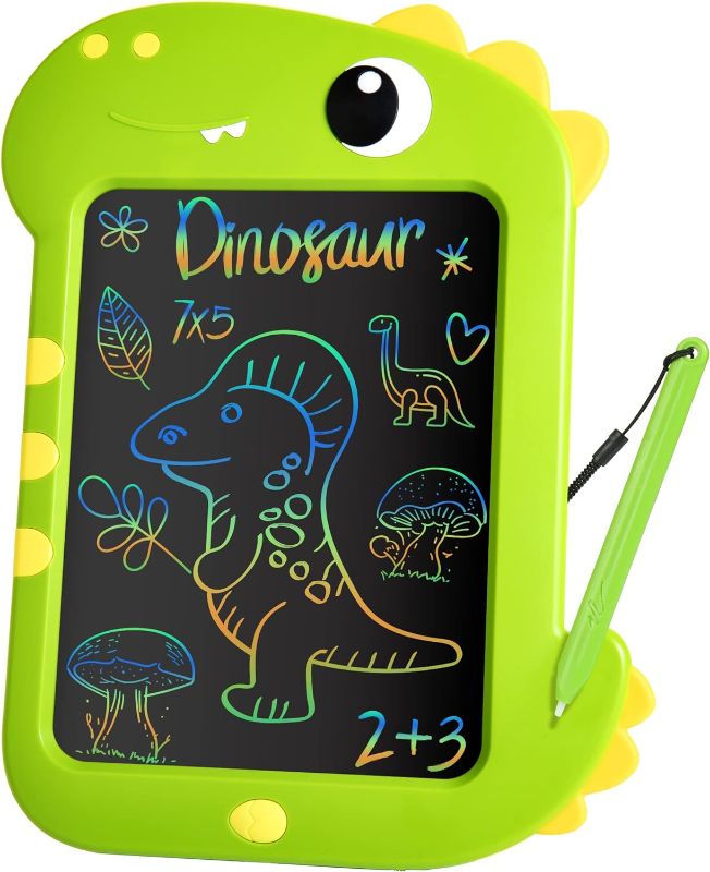 Photo 1 of LCD Writing Tablet Kids Toys - 8.5inch Doodle Scribbler Board Electronic Drawing Tablets Learning Educational Dinosaur Toys Birthday Gifts for 3 4 5 6 7 8 Years Old Boys Girls Kids Toddlers Green