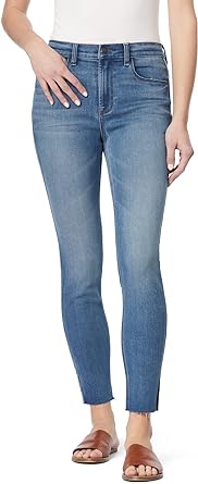 Photo 1 of kensie Jeans for Women High-Rise Skinny Raw Edge Hem 32-Inch Inseam, Sizes/14
