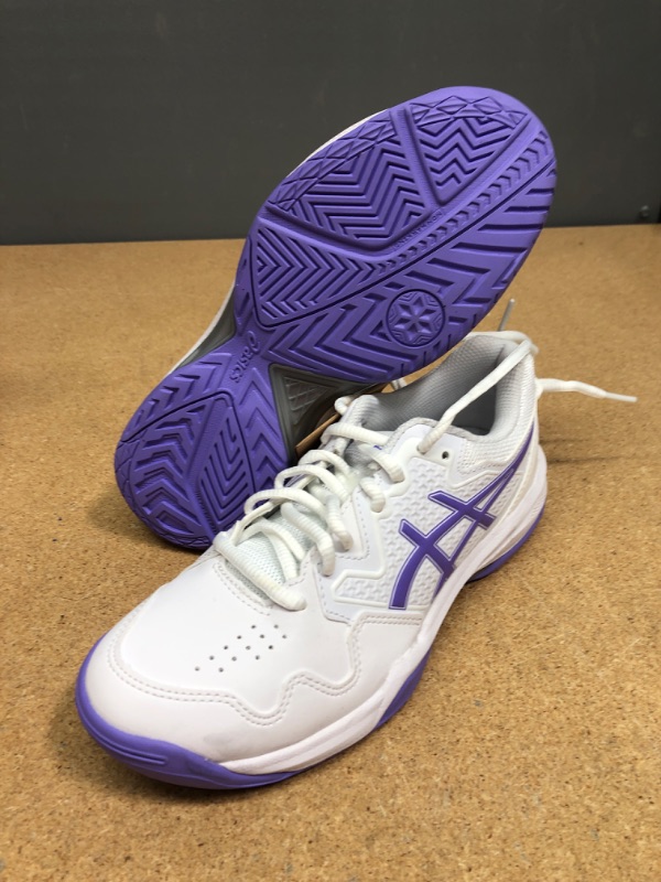 Photo 2 of ASICS Women's Gel-Dedicate 7 Tennis Shoes 6 White/Amethyst