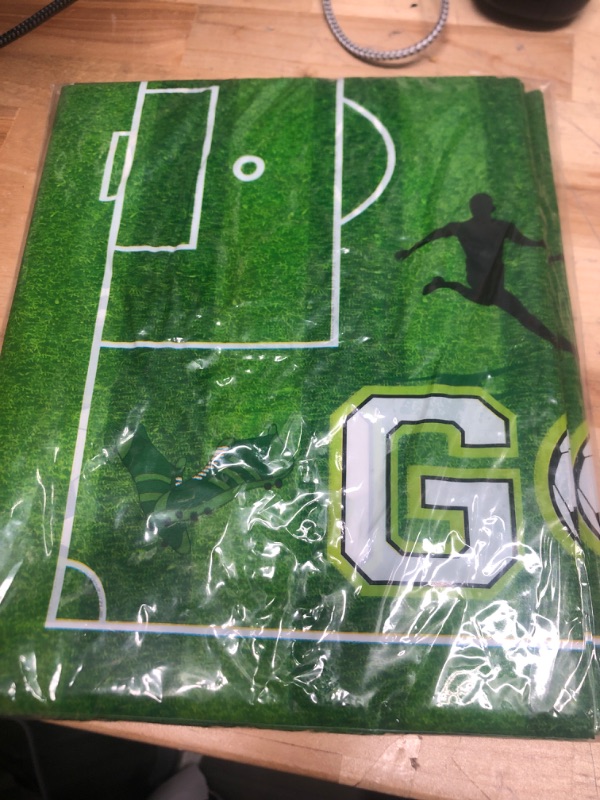 Photo 2 of 4 pack soccer tablecloths 51x86