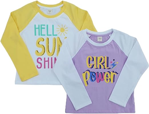 Photo 1 of Little Girls Casual Cotton Top Graphic T-Shirts Kids 6