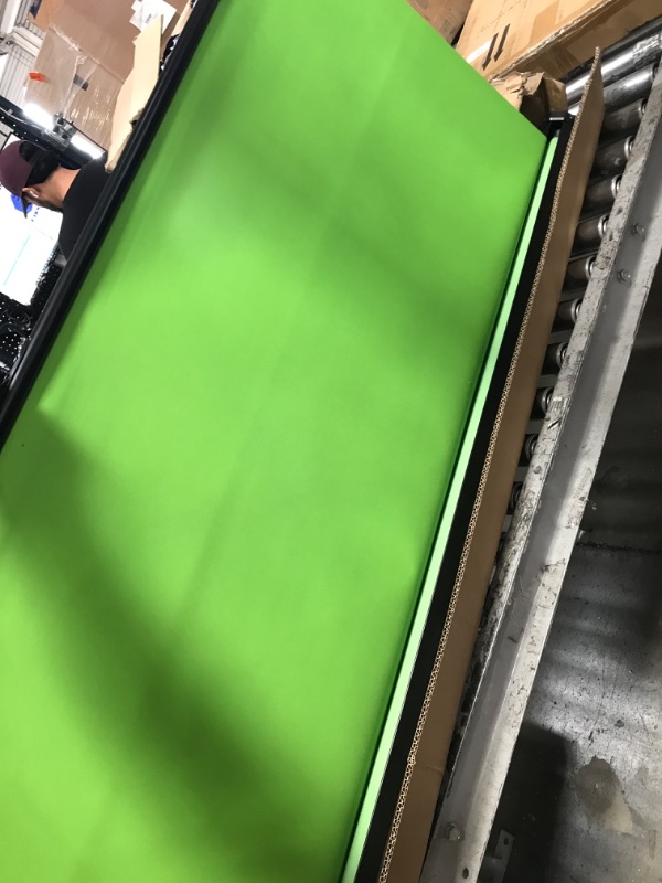 Photo 3 of Julius Studio (Pull-Down Type) 5 x 6.2 ft. / 60 x 75 inch Green Screen Chromakey, Retractable Background, Ceiling & Wall Mountable, Pull Down Roll Up Auto Lock, No Wrinkle, JSAG748 Wall/Ceiling Mount (63 x 79 in) Green