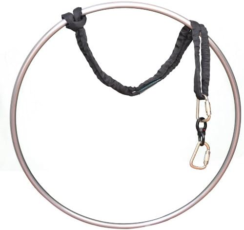 Photo 1 of **ONLY THE RING**  runner deer Complete Lyra Aerial Hoop Kit -Aerial Rings Equipment,Include a Stainless Steel Lyra (32mm Tube Dia) &Carabiners&Swivel& 3ft Spanset 33"(85) Tabless