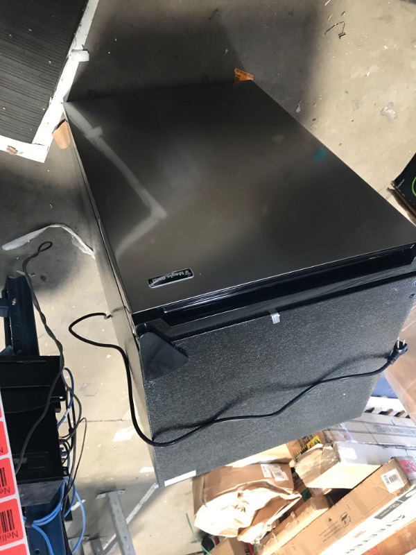 Photo 1 of Magic Chef 4.4 cu. ft. Mini Fridge in Stainless Steel Look without Freezer