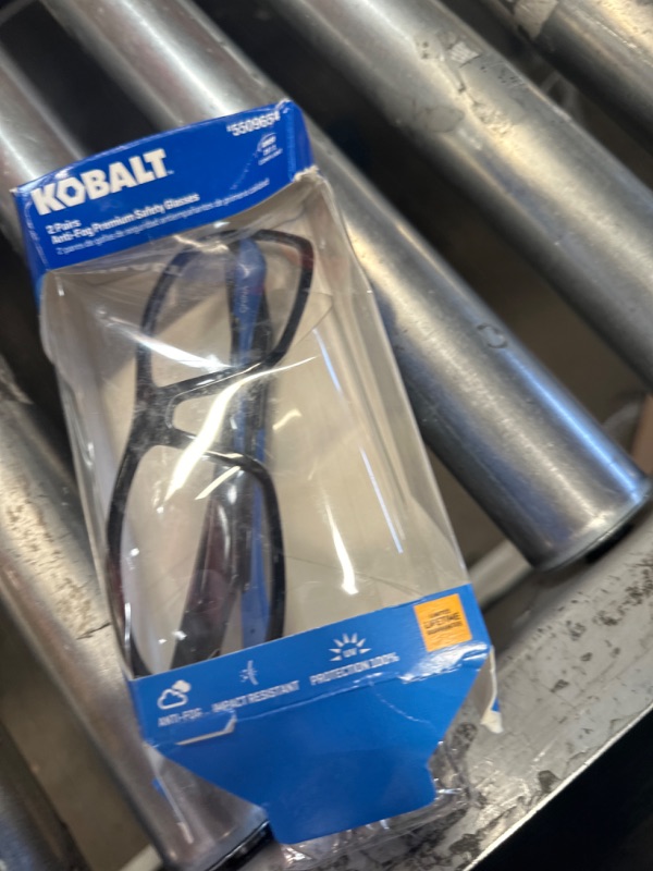 Photo 1 of Kobalt Plastic Anti-fog Safety Glasses
