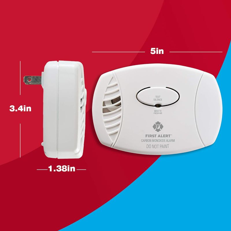 Photo 1 of First Alert Plug-In w/Battery Back-up Electrochemical Carbon Monoxide Detector