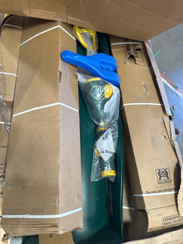 Photo 1 of KnightsBridge Ultimate Complete Wooden Outdoor Playset with Monkey Bars, Slide, Swings and Swing Set Accessories