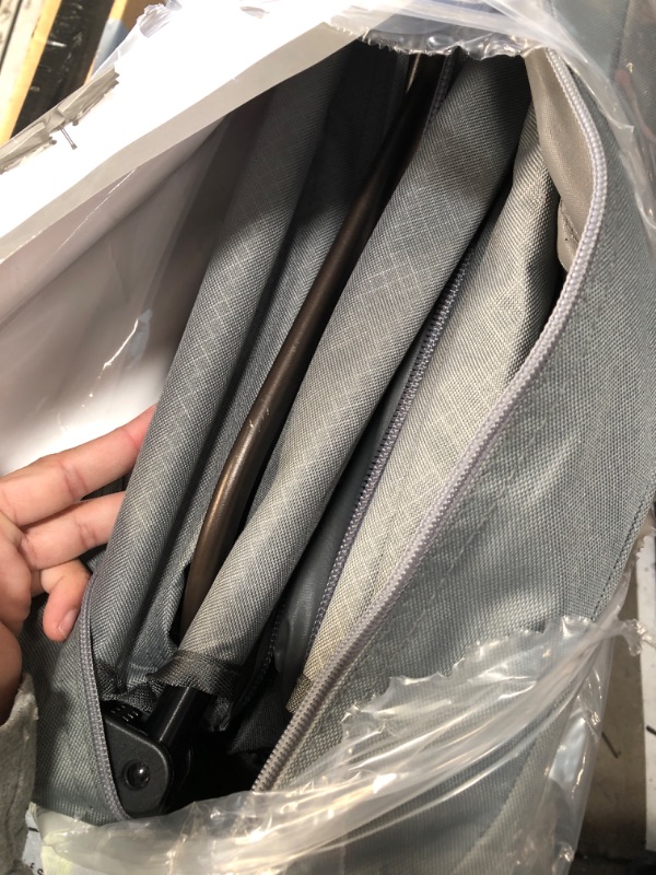 Photo 1 of TIMBER RIDGE Folding Camping Cot, Lightweight Outdoor Camping Cots for Adults, Easy Set up with Carry Bag for Outdoor Travel, Tent Camping, Support up to 225lbs, Grey