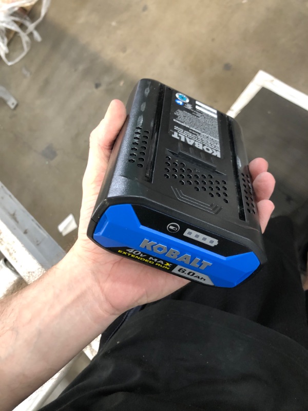 Photo 10 of ***DOESN'T POWER ON - MISSING CHARGER - SEE COMMENTS***
 Kobalt Gen4 40-volt 20-in Cordless Push Lawn Mower 6 Ah (1-Battery and Charger Included)