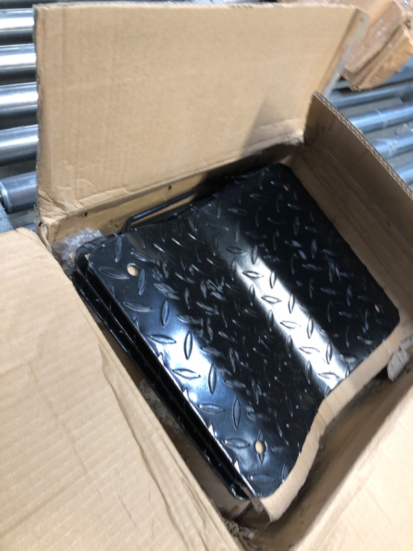 Photo 1 of **MISSING PIECES**  VIVOHOME Heavy Duty 4 Tire Wheel Dolly Car Stakes 6000lbs Capacity Black 4 Black