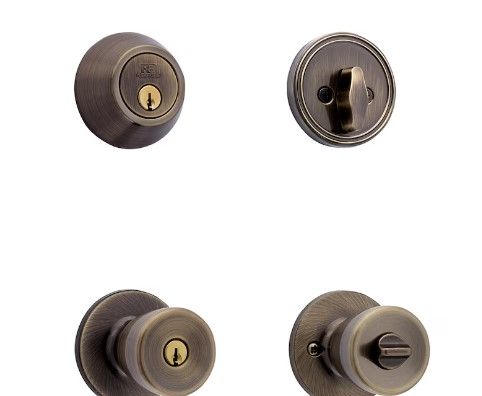 Photo 1 of **MISSING PIECES**  Reliabilt Deadbolt Keyed Entry Door Knob Combo Pack