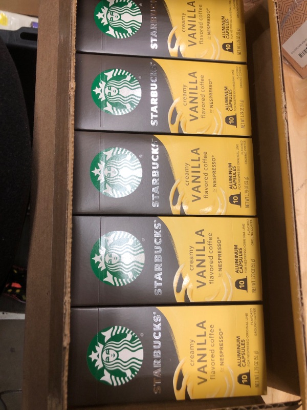 06/09/2024****Starbucks by Nespresso Original Line Vanilla Flavored ...