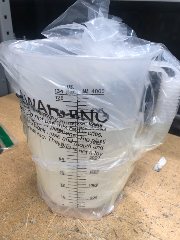 Photo 2 of WhiteRhino 1 Gallon 134oz Measure Pitcher,US Conversion Chart, Extra Large Plastic Measuring Cup-Strong Food Grade, Graduated Mixing Pitcher for Lawn, Pool Chemicals,Home Hobbies,Motor Oil and Fluids Style 2-Extra Large Measuring Pitcher