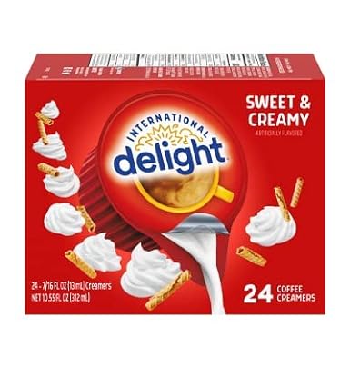 Photo 1 of ** Exp : SEP 07 2024 ** International Delight Sweet & Creamy Creamers, 24 CT, Size: 10.5 fl oz