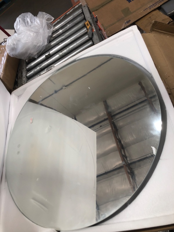 Photo 1 of 32" Round Bathroom LED Mirror