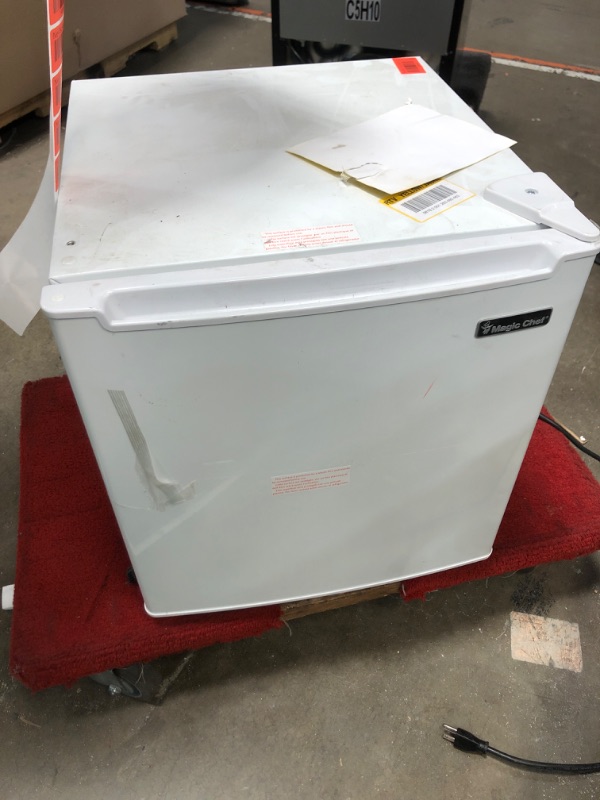 Photo 1 of 1.7 cu. ft. Freezerless Mini Fridge, White