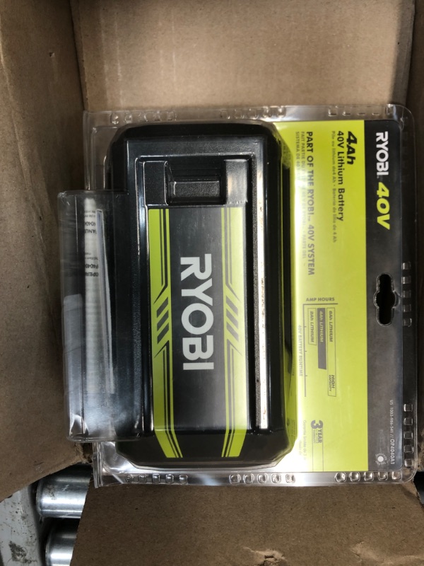 Photo 2 of Ryobi 40V 4.0 Ah Lithium-Ion Battery OP4040