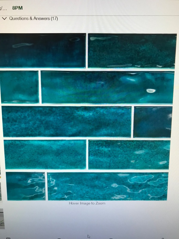 Photo 1 of 12-CASE
LuxeCraft Arteko Deep Teal 3 in. x 12 in. Glazed Wall Ceramic Tile (12 sq. ft./case)
