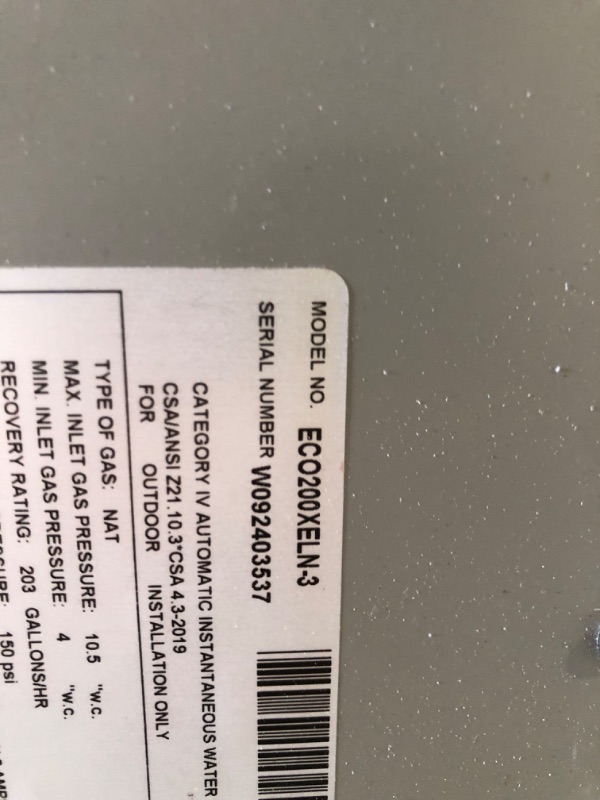 Photo 6 of **NOT EXACT SAME AS STOCK PHOTO // SEE NOTES** Performance Plus 9.5 GPM Natural Gas Outdoor Smart Tankless Water Heater
