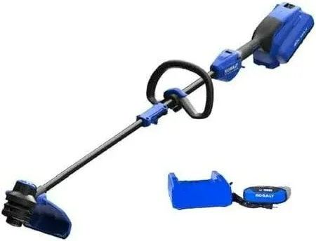 Photo 1 of **READ NOTES**DAMAGED**
Kobalt 40-Volt Max 15-in Straight Cordless String Trimmer (4AH Battery and Charger Included)