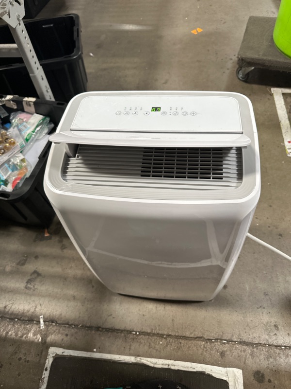 Photo 2 of **READ NOTES**15,000 BTU Portable Air Conditioner, Portable AC Unit with Built-in Dehumidifier and Cooling Fan for Room up to 400 sq.ft., 24 Hour Timer, Remote Control & Window Mount Kit, White-----PARTS ONLY ----- NO COLD AIR 
