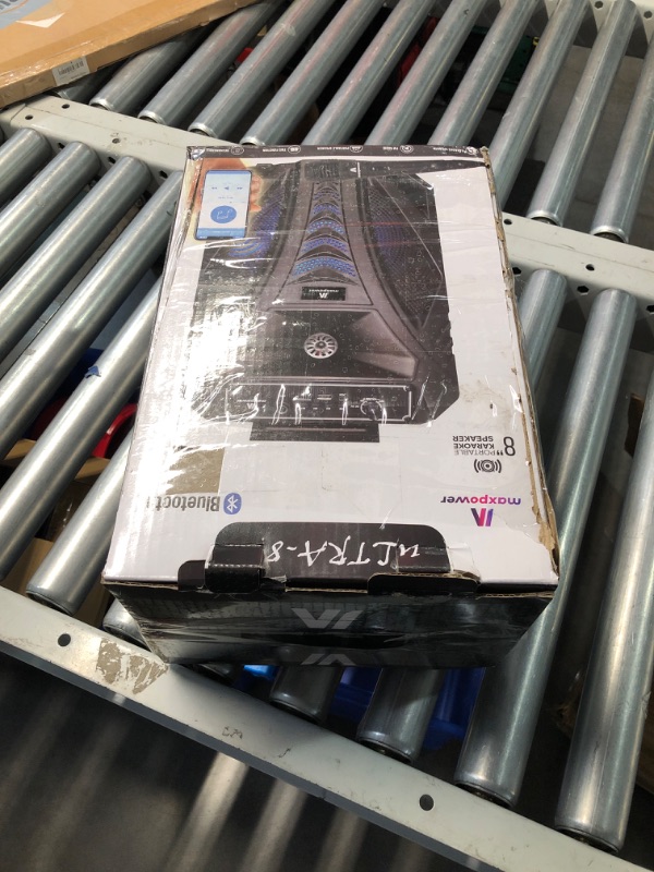 Photo 3 of (READ FULL POST) Maxpower MPD8919 Ultra-8 Portable Bluetooth Karaoke Speaker 