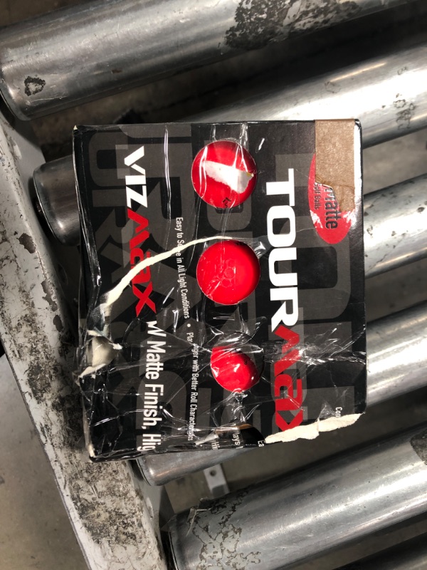Photo 1 of **SEE NOTES**TourMax Vizmax Red Golf Balls with Bonus Sleeve - 12-Pack
