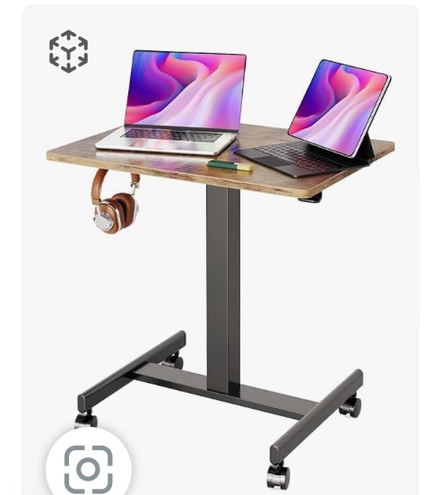 Photo 1 of 
Mobile Standing Desk, Small Rolling 