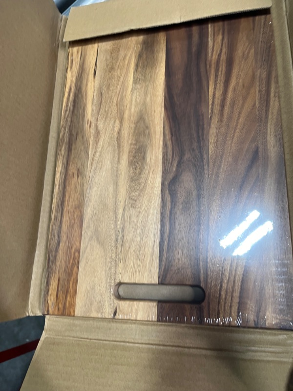 Photo 1 of 14" acacia wood cutting board