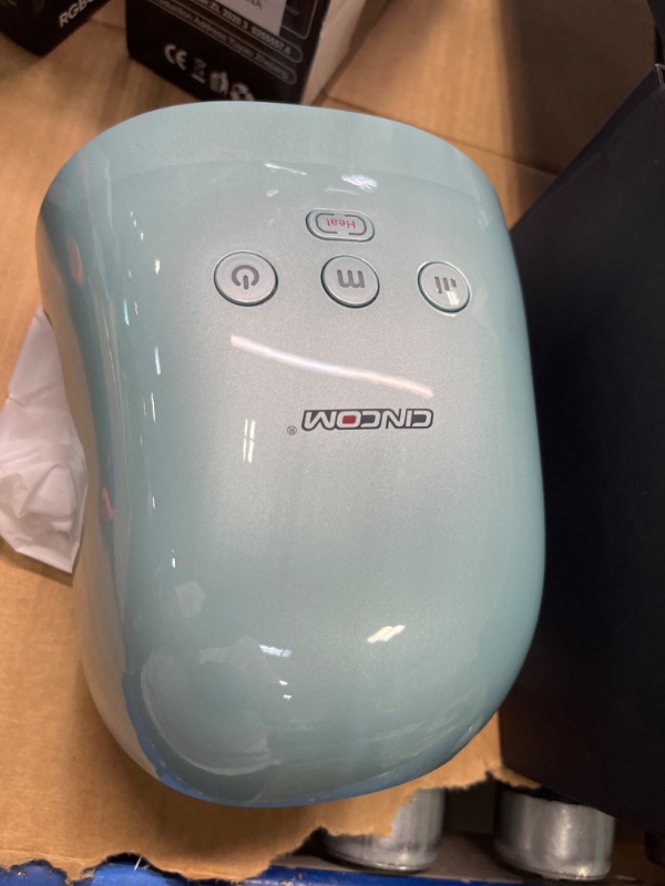 Photo 1 of CINCOM Hand Massager - Cordless Hand Massager with Heat and Compression for Arthritis and Carpal Tunnel - Gifts for Women(Blue)