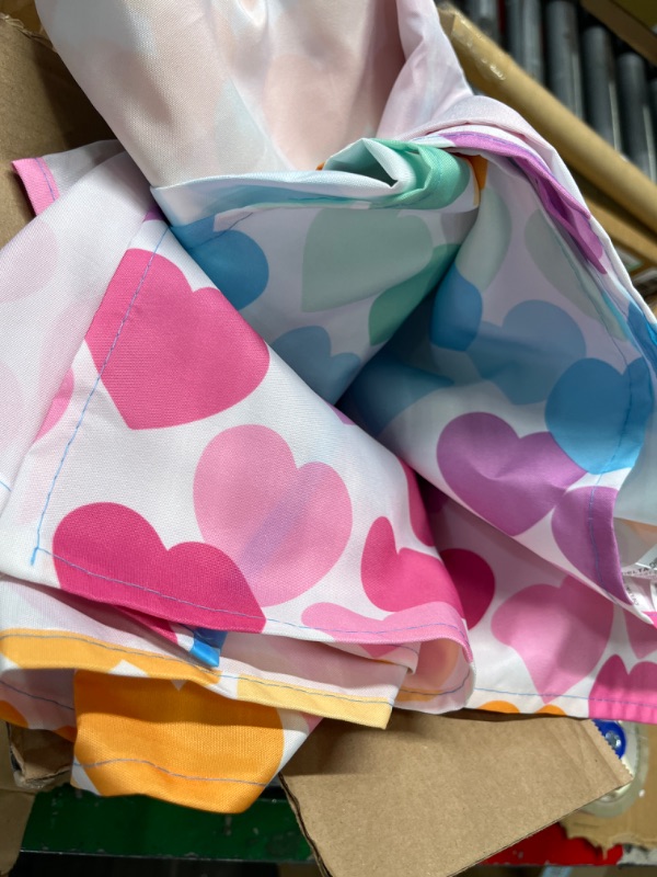 Photo 1 of Delta Children Loft Bed Tent - Curtain Set for Twin Loft Bed (Bed Sold Separately), Hearts
