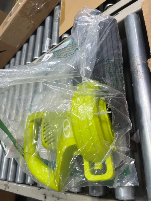 Photo 3 of **FOR PARTS**Sun Joe SBJ597E All Purpose Electric Blower - 155 MPH - 6 Amp (Green)****USED***FOR PARTS ONLY***AS IS ALL SALES ARE FINAL**NO RETURNS***** 