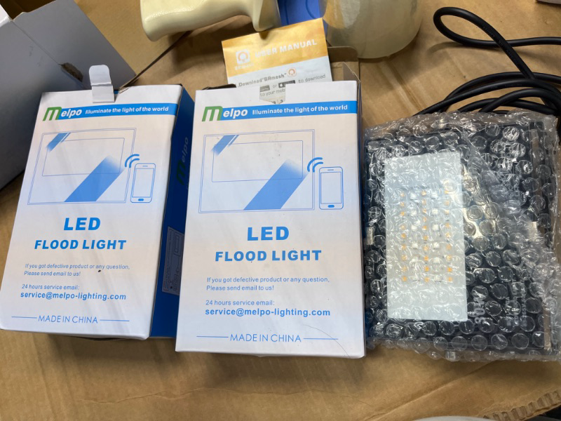 Photo 1 of 2 Pack Melpo Outdoor  LED Flood Light BLFL-