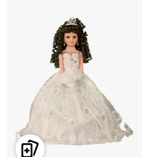 Photo 1 of 18" Porcelain Quinceanera 