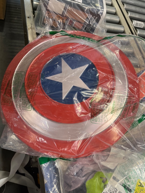 Photo 2 of 18.7 Inch Metal Captain Shield Red