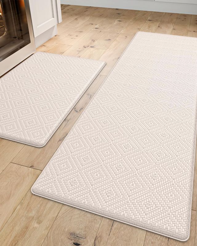 Photo 1 of 2pcs floor mats beige