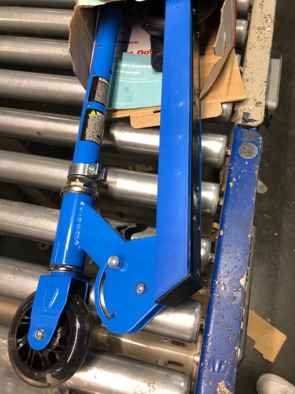 Photo 1 of Jetson LED Light-up Kids Kick Scooter Blue *****USED***FOR PARTS ONLY**AS IS ALL SALES ARE FINAL***NO RETURNS*** 
