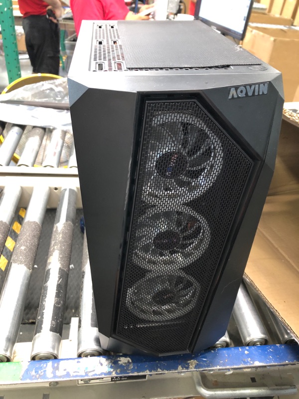 Photo 3 of ******MISSING SSD + INTERIOR PIECES//SOLD AS IS****** 
AQ30 Gaming Desktop Tower - Intel i7 Core CPU Up to 3.50Ghz, Radeon RX 580 8GB Graphics, 32GB DDR4 RAM, 1TB SSD, Windows 10 Pro - Black