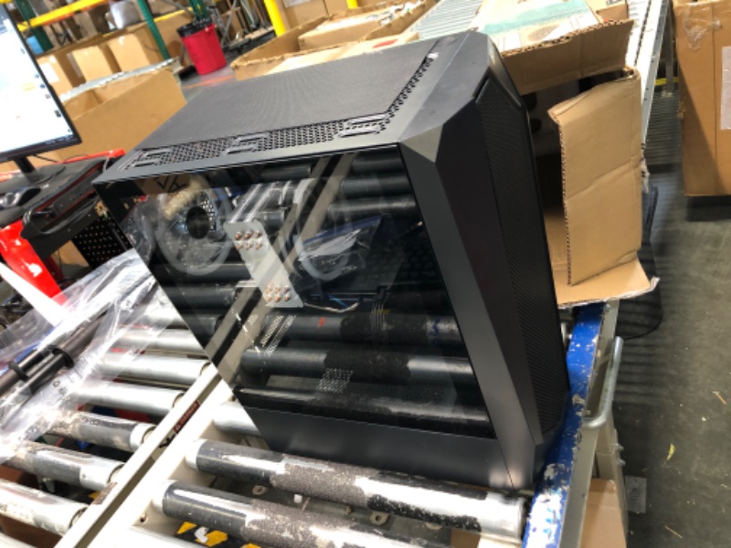 Photo 2 of ******MISSING SSD + INTERIOR PIECES//SOLD AS IS****** 
AQ30 Gaming Desktop Tower - Intel i7 Core CPU Up to 3.50Ghz, Radeon RX 580 8GB Graphics, 32GB DDR4 RAM, 1TB SSD, Windows 10 Pro - Black